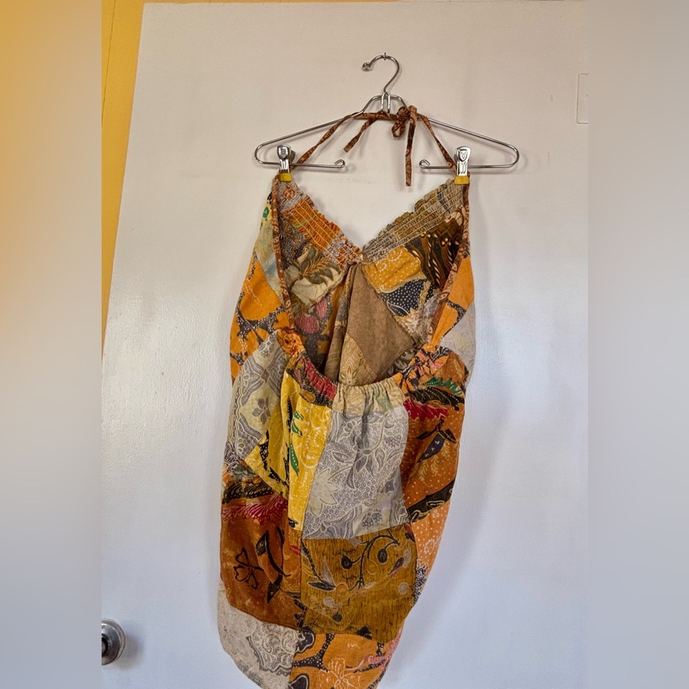 Patchwork Boho halter top NWT by Jaded Gypsy - Picture 3 of 9